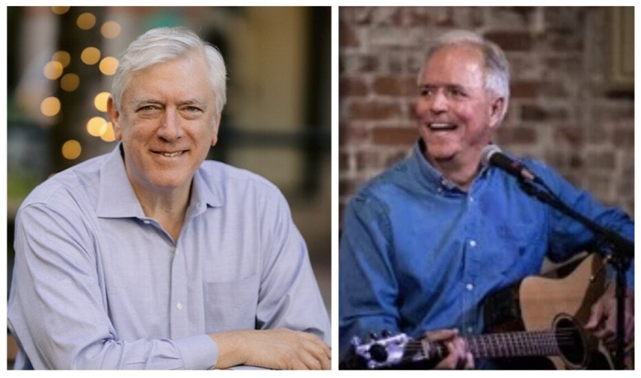 Photos of two musicians